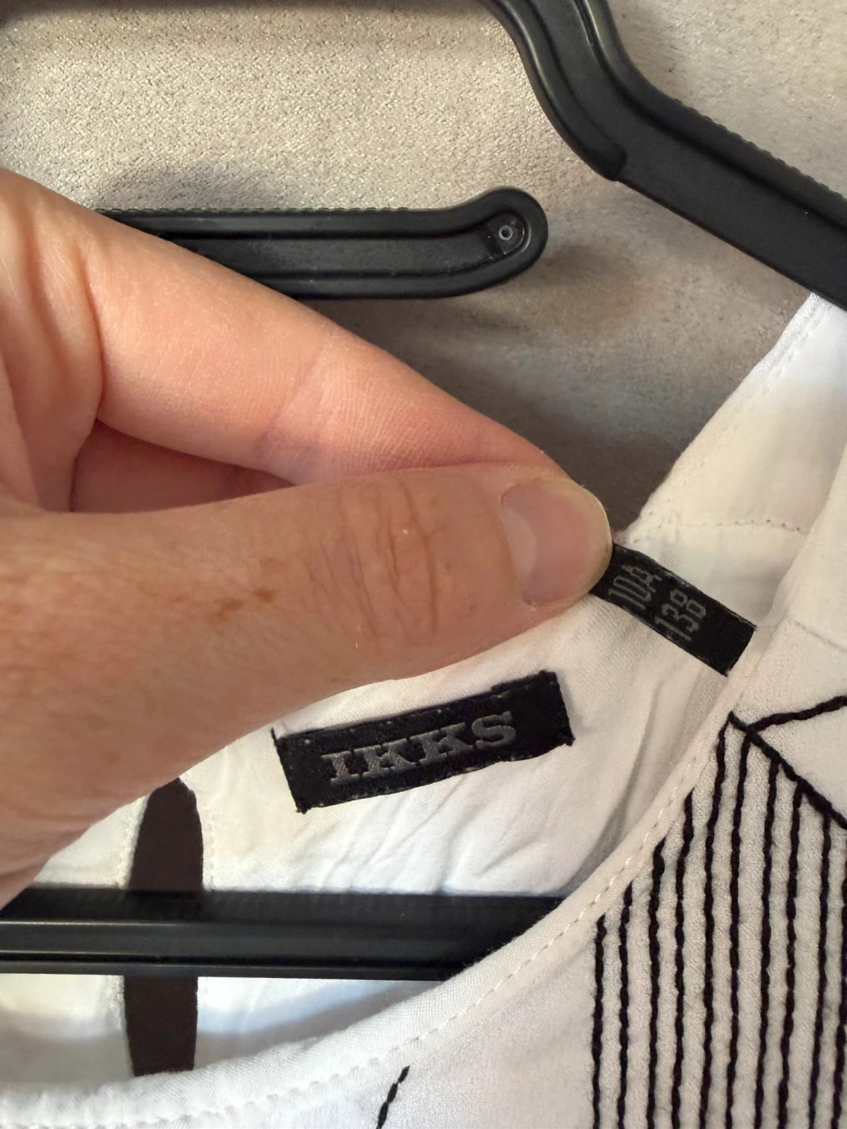 Vestido branco e preto IKKS 10 anos – photo 3
